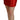 Dolce &amp; Gabbana Metallic Red High Waist Mini Skirt