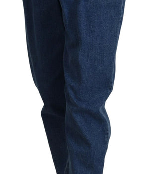 Dolce &amp; Gabbana Vaqueros azules elegantes de cintura alta