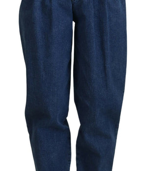 Dolce &amp; Gabbana Vaqueros azules elegantes de cintura alta