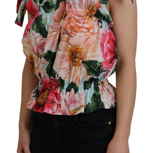 Dolce &amp; Gabbana Camiseta sin mangas elegante con estampado floral