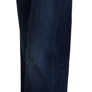 Dolce &amp; Gabbana Embellished Straight Leg Designer Jeans