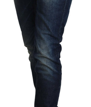 Acht Blue Cotton Slim Fit Women Casual Denim Jeans