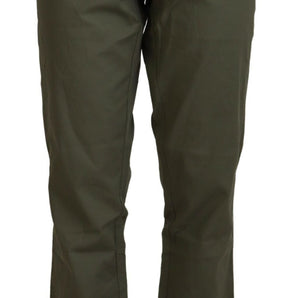 LAUREL Elegant Tapered Green Pants - Chic Everyday Wear