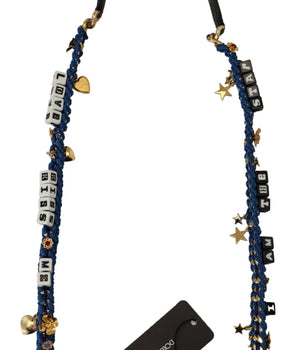Dolce & Gabbana Multicolor Embellished Bag Shoulder Strap