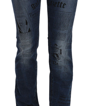 Vaqueros ajustados en azul Gazette Chic de John Galliano