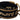 Dolce & Gabbana Black Gold Logo Print Brass Bag Shoulder Strap