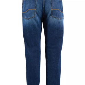 Yes Zee Blue Cotton Mens Jeans