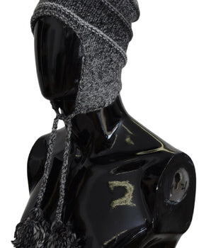 Dolce & Gabbana Elegant Gray Knitted Beanie Hat Dolce & Gabbana 