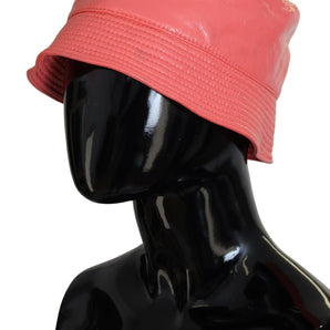 Dolce &amp; Gabbana Elegant Peach Bucket Hat - Summer Chic Essential