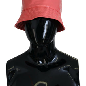 Dolce &amp; Gabbana Elegant Peach Bucket Hat - Summer Chic Essential