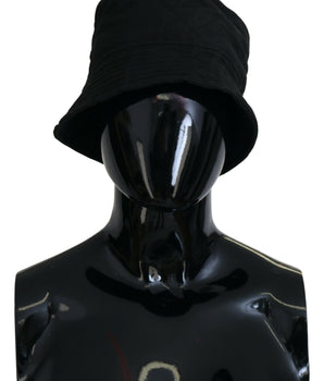 Dolce & Gabbana Black Nylon Women Bucket Cap Hat