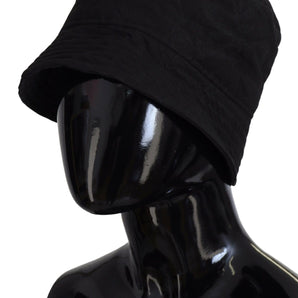 Dolce &amp; Gabbana Elegant Black Bucket Cap