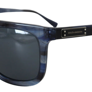 Dolce &amp; Gabbana Elegantes Gafas De Sol De Acetato Azul