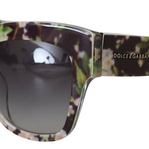 Dolce &amp; Gabbana Elegantes gafas de sol con degradado multicolor negro