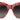 Dolce &amp; Gabbana Elegantes gafas de sol rojas con detalle de encaje