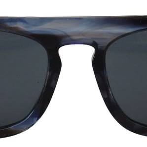 Dolce &amp; Gabbana Elegantes Gafas de Sol de Acetato Azul para Mujer