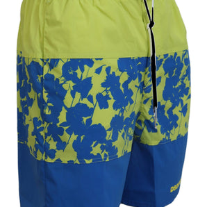 Dsquared² Exquisite Blue Green Swim Shorts Boxer