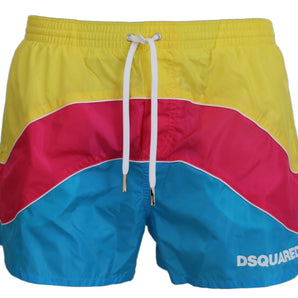 Bañador tipo bóxer multicolor exclusivo de Dsquared²