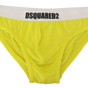 Calzoncillos de hombre Dsquared² Chic Yellow Modal Stretch