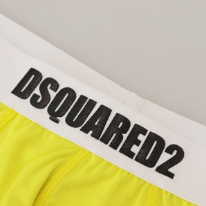 Calzoncillos de hombre Dsquared² Chic Yellow Modal Stretch