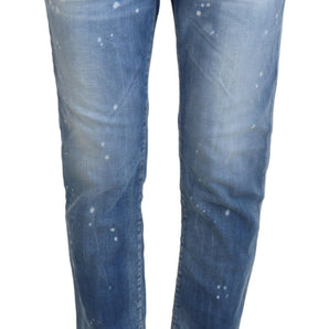 Dsquared² Chic Cropped Blue Denim - Eleva tu look casual