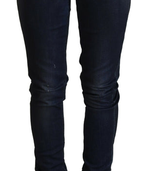 Acht Blue Low Waist Slim Fit Women Denim Jeans