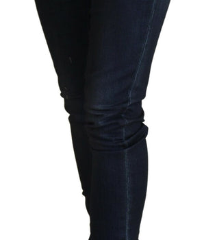 Acht Blue Low Waist Slim Fit Women Denim Jeans