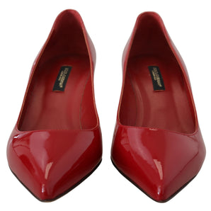 Dolce & Gabbana Exquisite Red Patent Leather Pumps