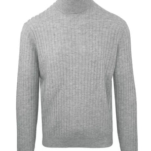 Malo Elegant Wool Cashmere Turtleneck Sweater