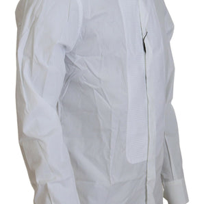 Dolce & Gabbana Exquisite White Cotton Formal Shirt