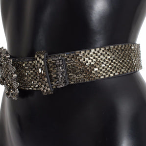 Dolce &amp; Gabbana Swarovski Crystal Sequined Waist Belt