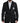 Dolce & Gabbana Black Robe Striped DG Patch Jacket Men Blazer
