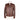 Emilio Romanelli Elegant Brown Leather Jacket with Snap Collar