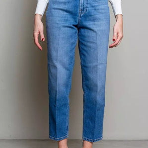 Don The Fuller Elevated Blue High-Waist Denim for Women