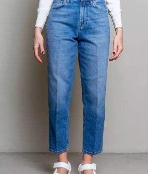 Don The Fuller Blue Cotton Women Jeans