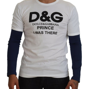 Dolce &amp; Gabbana Elegant White Cotton Pullover Sweater