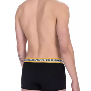 Bikkembergs Black Cotton Men Trunk