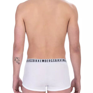 Pack de dos baúles Bikkembergs Sleek blanco para hombre