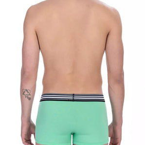 Pack de dos calzoncillos de algodón elástico Emerald Comfort de Bikkembergs