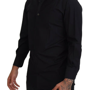 Dolce & Gabbana Elegant Black Formal Long Sleeve Shirt