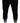 Dolce & Gabbana Black Cotton Elastic Waist DG Logo Cropped Pants