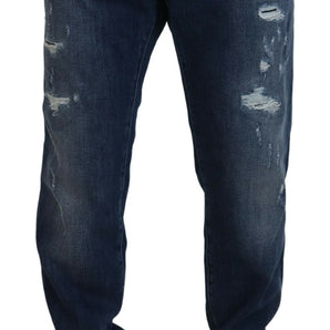 Dolce &amp; Gabbana Elegant Skinny Blue Jeans