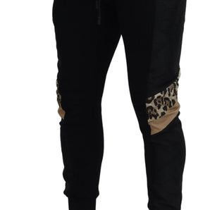 Dolce &amp; Gabbana Elegant Black Jogger Pants for the Modern Man