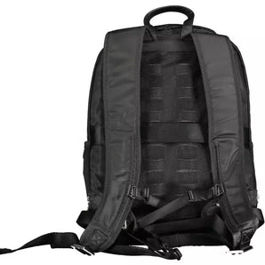 Guess Jeans Black Polyamide Men Backpack