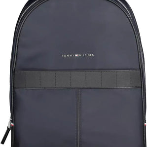 Tommy Hilfiger Blue Polyester Men Backpack