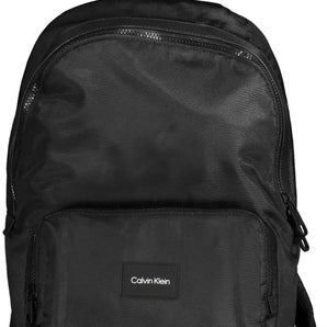 Calvin Klein Black Polyester Men Backpack