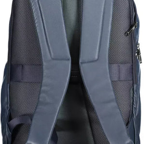 Piquadro Blue Leather Men Backpack