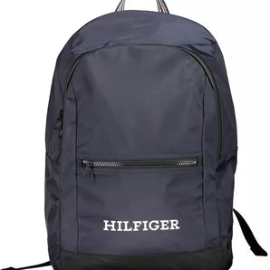 Tommy Hilfiger Blue Polyester Men Backpack