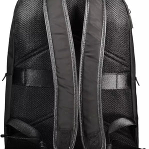 Calvin Klein Black Polyester Men Backpack