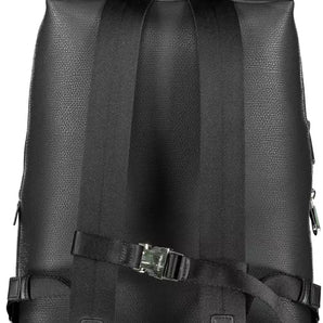 Calvin Klein Black Polyester Men Backpack